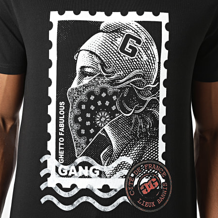 Ghetto Fabulous Gang - Tee Shirt Timbre Noir