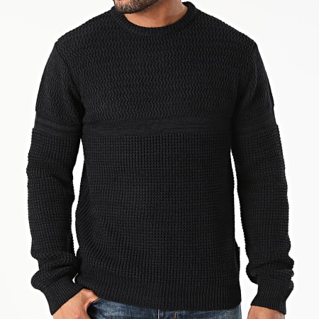 Only And Sons - Pull Structure Life Bleu Marine