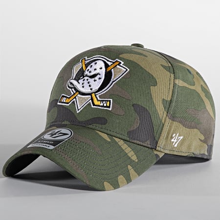 '47 Brand - MVP Cappello regolabile Anaheim Ducks Camo Verde Khaki