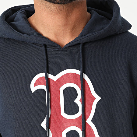'47 Brand - Sweat Capuche Boston Red Sox Imprint Burnside Bleu Marine