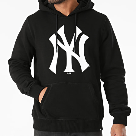 '47 Brand - Sweat Capuche New York Yankees 544112 Noir Blanc