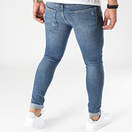Black Industry - 8000 Jeans skinny in denim blu