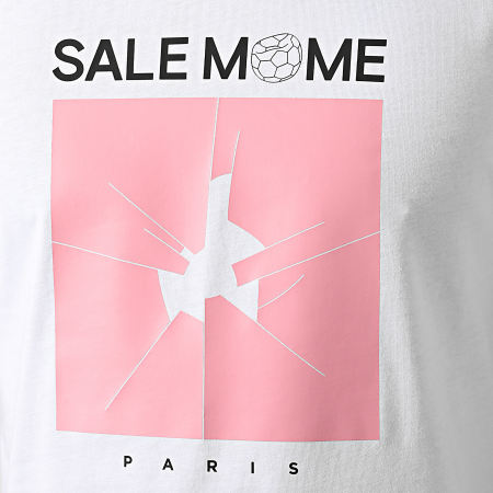 Sale Môme Paris - Tee Shirt Foot Blanc