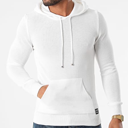 Paname Brothers - Pull Capuche PNM-228 Blanc