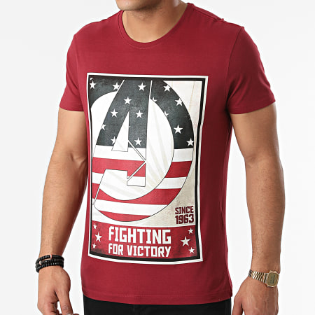 Avengers - Tee Shirt Fighting For Victory Rouge