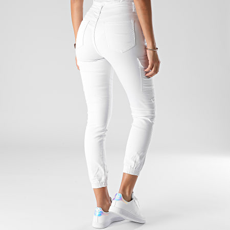 Girls Outfit - Jogger Pant Slim Femme 1355 Blanc