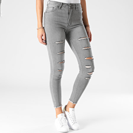 Girls Outfit - Jean Skinny Femme 1541 Gris