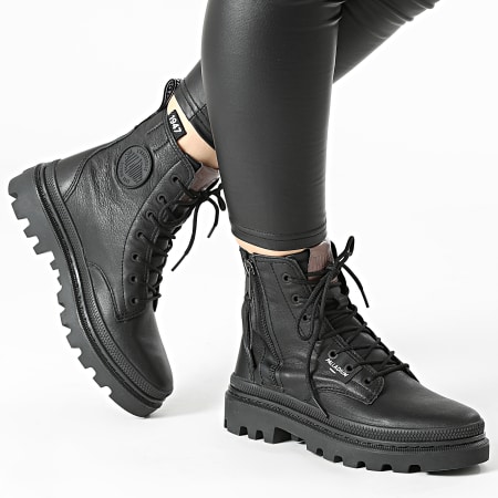Palladium - Boots Femme Pallatrooper Zip L 97207 Black Black