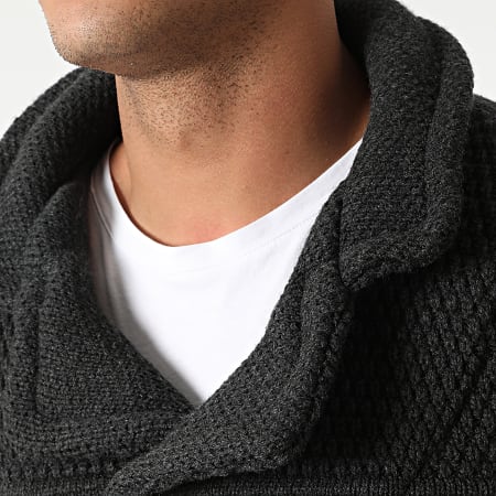 Paname Brothers - Gilet 1006 Gris Anthracite
