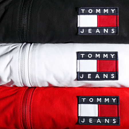 Tommy Jeans - Veste Zippée Capuche Fleece Lined Shell 1177 Blanc