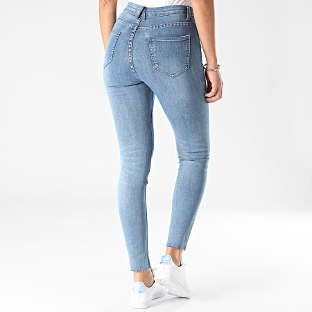 Girls Outfit - Jeans skinny da donna A1044 lavaggio blu