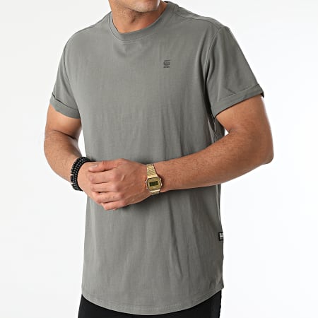 G-Star - Tee Shirt Oversize Compact Jersey D16396-B353 Gris