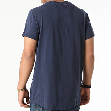 G-Star - Tee Shirt Oversize Compact Jersey D16396-B353 Bleu Marine