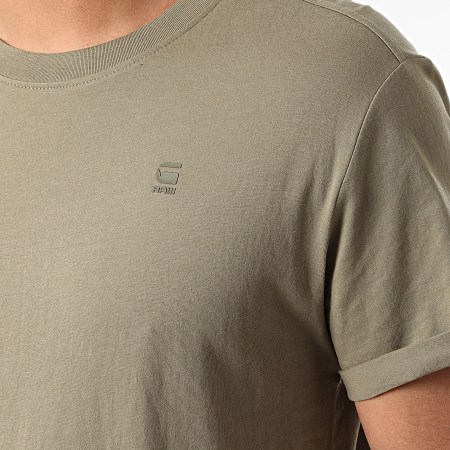 G-Star - Tee Shirt Oversize Compact Jersey D16396-B353 Vert Kaki