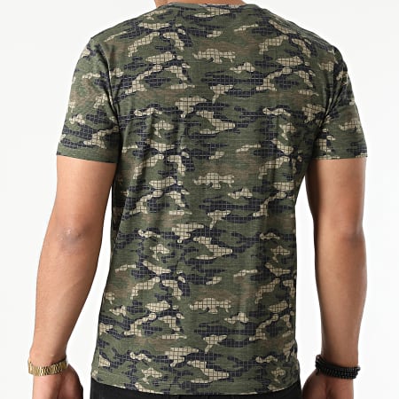 Kappa - Tee Shirt Logo Ivala 38138RW Vert Kaki Camouflage