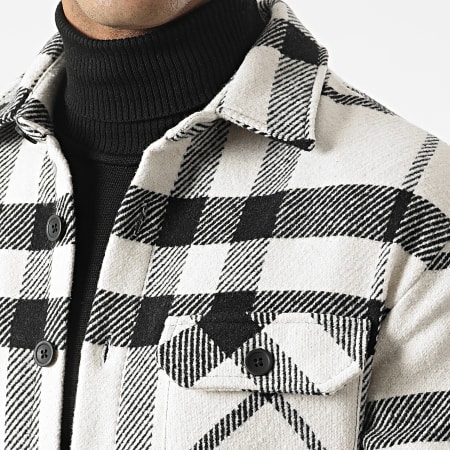 Camicia a quadri bianchi e neri clearance