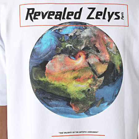 Zelys Paris - Tee Shirt Planet Blanc