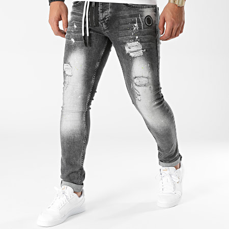 Zelys Paris Jean Skinny Reed Gris Ryses