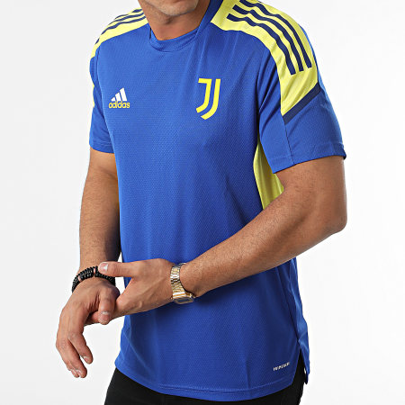 Adidas Sportswear - Tee Shirt De Sport A Bandes Juventus GS8660 Bleu Roi
