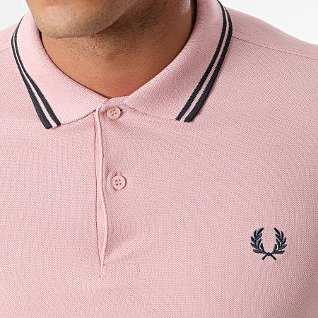 Fred Perry - Polo Manches Courtes Twin Tipped M3600 Rose