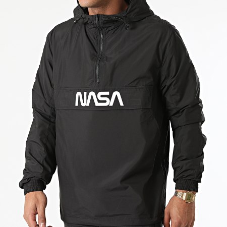 NASA - Coupe-Vent Worm Logo Back Noir