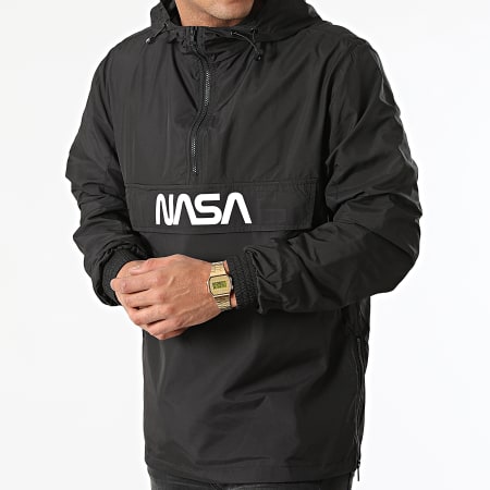 NASA - Coupe-Vent Worm Logo Back Noir
