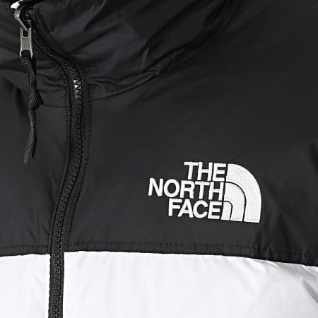 The North Face - Retro Nuptse 1996 Chaqueta Abajo A3C8D Blanco Negro