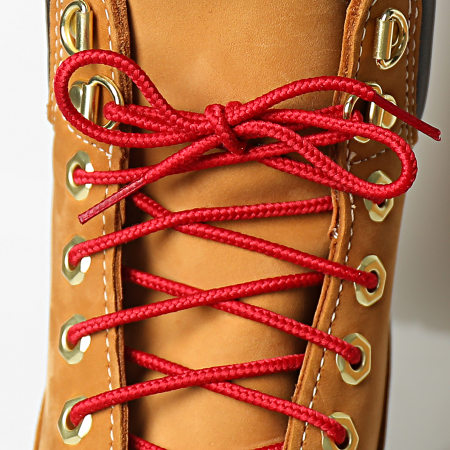 Timberland - Boots 6 Inch Premium Waterproof A2GHN Wheat Nubuck Red