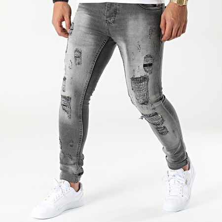 Uniplay - 623 Jeans skinny grigio antracite