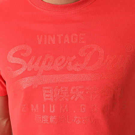 Superdry - Vintage Tonal Logo Camiseta M1011216A Naranja