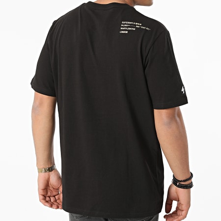 Superdry - Tee Shirt Corporate Logo Foil M1011253A Noir Doré