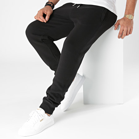 Superdry - Pantalones de chándal bordados con logo vintage M7010797A Negro