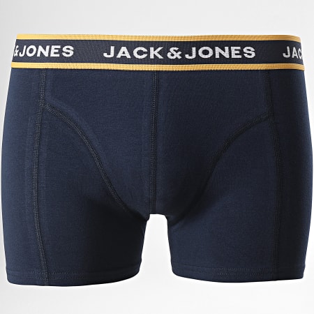 Jack And Jones - Lot De 3 Boxers Skully Bleu Marine Noir