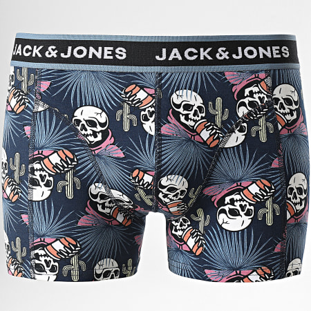 Jack And Jones - Lot De 3 Boxers Skully Bleu Marine Noir