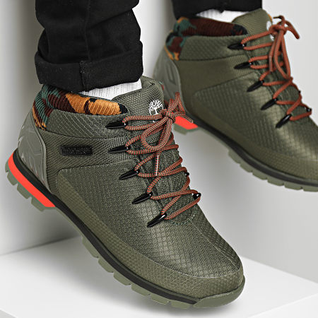 Timberland - Boots Euro Sprint Waterproof Mid Hiker A2K7Q Dark Green Mesh Camo