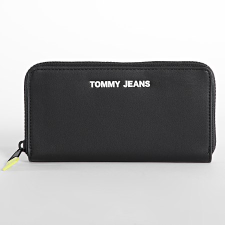 Tommy Jeans - Portefeuille Femme PU Large 0686 Noir