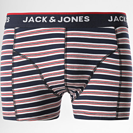 Jack And Jones - Lot De 2 Boxers Glenn Bleu Marine Gris Chiné