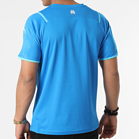 Puma - Tee Shirt De Sport OM 3RD Replica 759287 Bleu Clair
