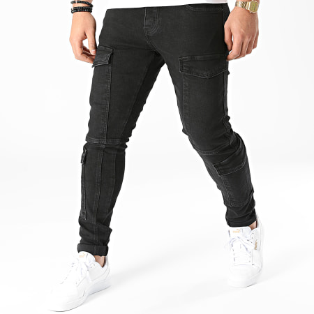 Classic Series - B6544 Zwarte Cargo Jeans