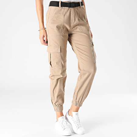 Girls Outfit - Jogger Pant Femme C9110 Beige