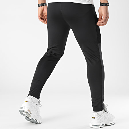 LBO - Pantalon Jogging Training Slim Fit Bande Mesh 0034 Noir