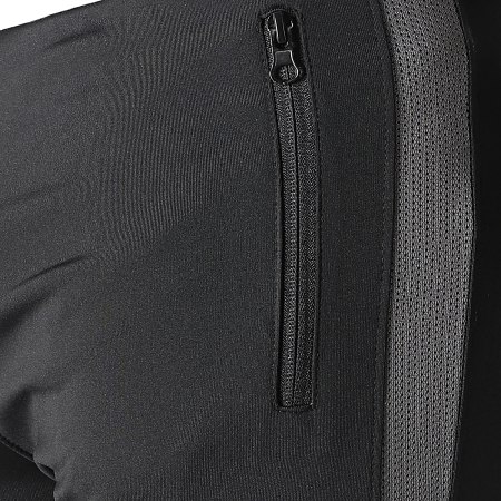 LBO - Pantaloni da jogging a fascia per l'allenamento 0037 nero grigio antracite