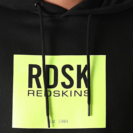 Redskins - Asher Burton Felpa con cappuccio nero