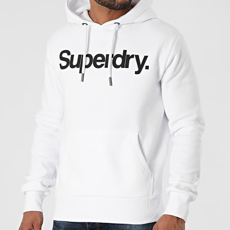 Superdry - Sweat Capuche M2011884A Blanc