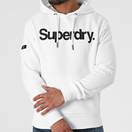 Superdry - Sudadera con capucha M2011884A Blanco
