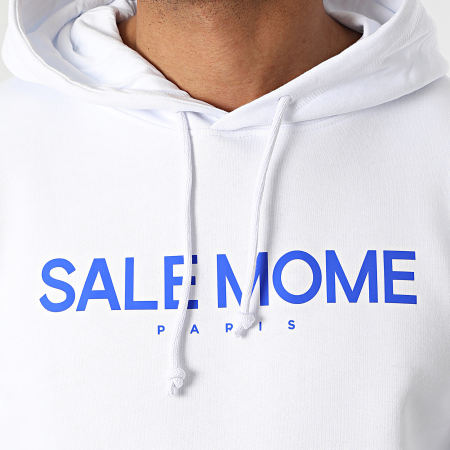 Sale Môme Paris - Sweat Capuche Panda Blanc Bleu Roi
