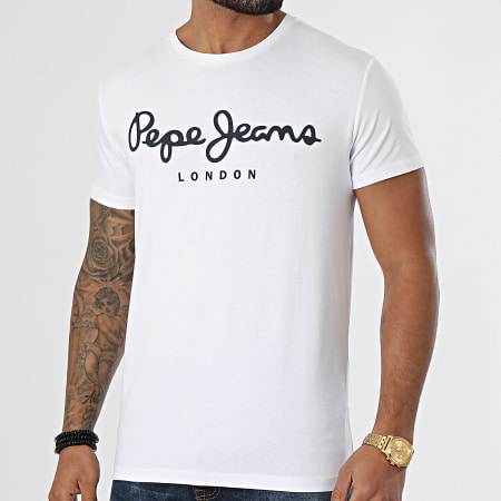 Pepe Jeans - Original Stretch Tee Shirt Bianco