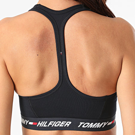 Tommy Hilfiger - Mid Intensity Tape Racer Mujer Comfort Bra 1112 Azul Marino