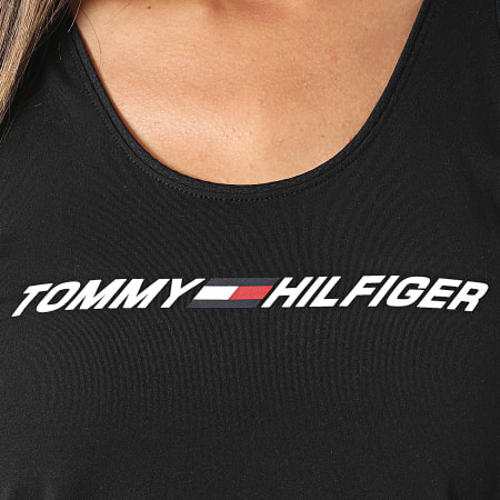 Tommy Hilfiger - Débardeur Femme Regular Fabric Mix 1144 Noir