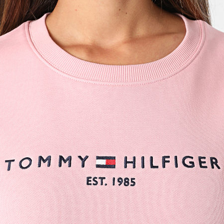 Tommy Hilfiger - Sudadera Regular de Cuello Redondo para Mujer 8220 Rosa -  Ryses